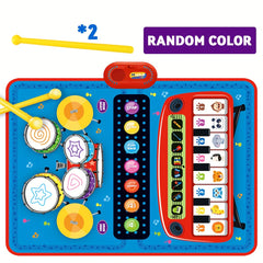 Interactive Music Sensory Play Mat with Piano Keyboard & Jazz Drum