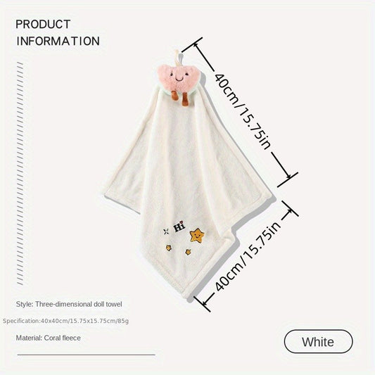 Coral Velvet Hand Towel Quick Dry Absorbent Soft Towel