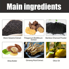 Gray Hair Darken Shampoo Bar Hair Cleaning Care Soap