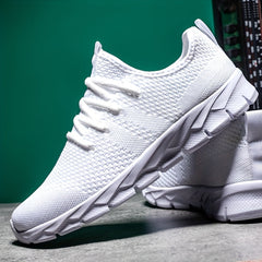 Breathable Mesh Running Shoes Slip On Athletic Outdoor Men's Sneakers