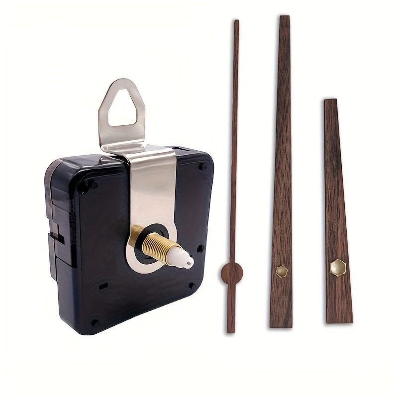 Wall Clock Movement with Walnut Clock Hands