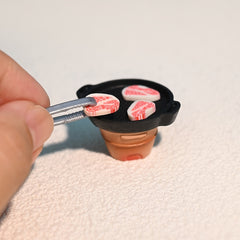 Dollhouse Mini BBQ Set for Toy House Decor