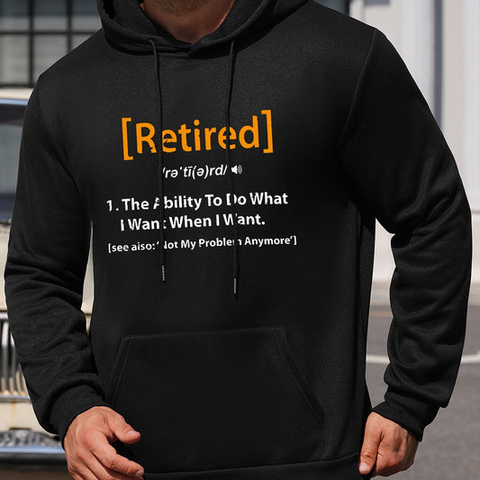 Men's Hooded Sweatshirt for Autumn Winter