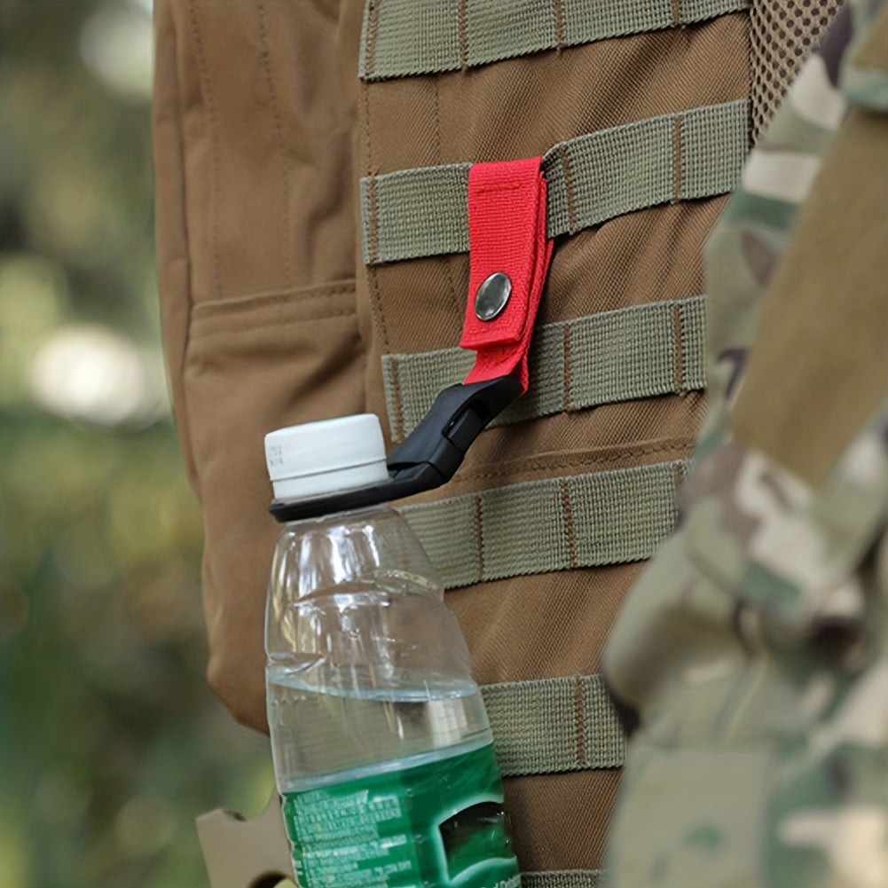 10pcs Buckle Hooks Nylon Webbing Hanging Bottle Buckle For Backpack