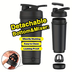 Classic Protein Shaker Bottle 27oz Stainless Steel Gym Bottle