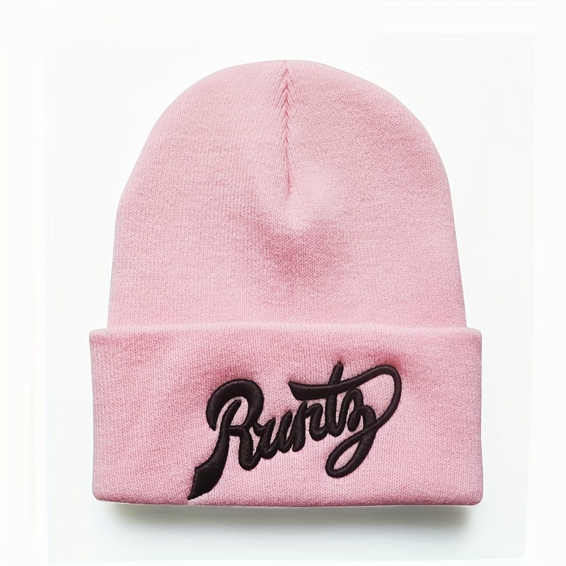 Embroidered Cold Hip Hop Knitted Hat