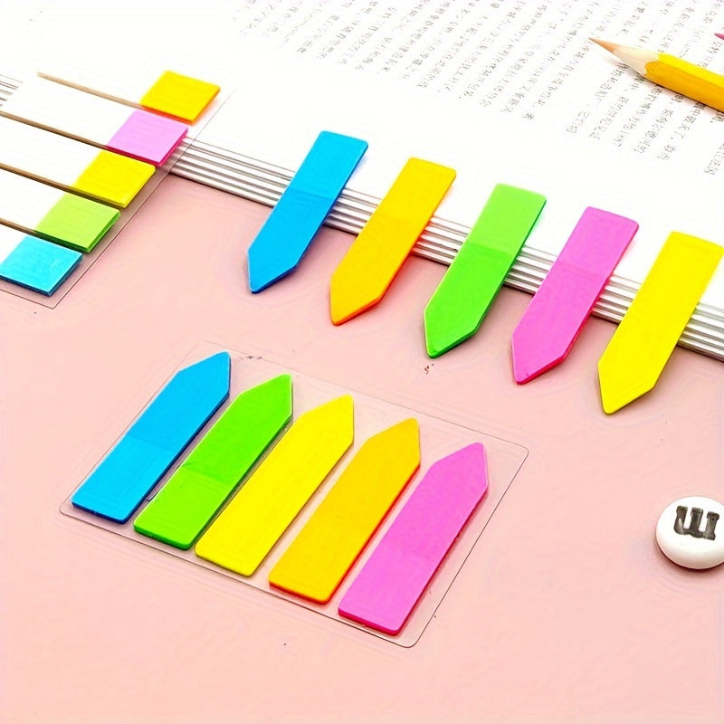 350 Transparent Sticky Notes Arrow Index Sticker & Waterproof Self Adhesive Pads