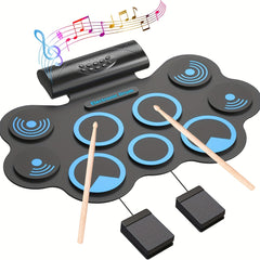 9 Sided Music Toy Drum Set with 2 Speakers
