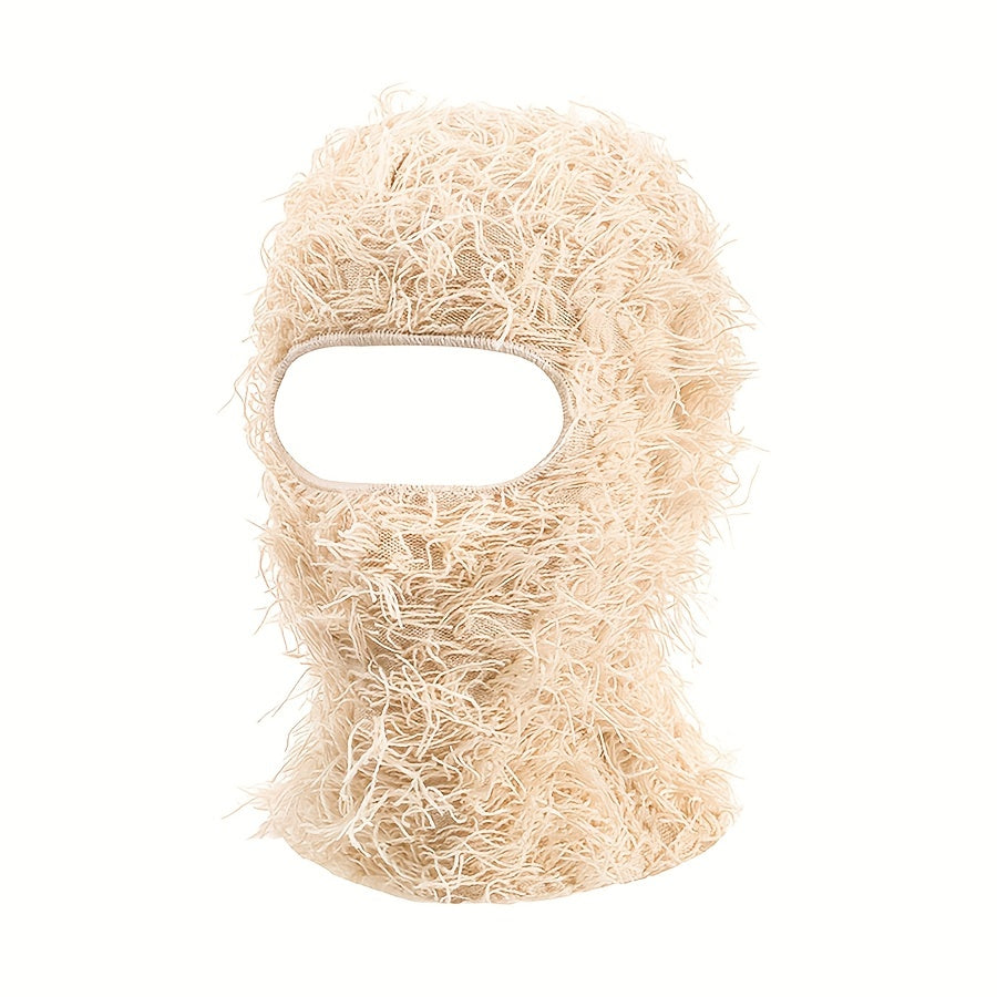 Tie Dye Block Hip Hop Knit Balaclava
