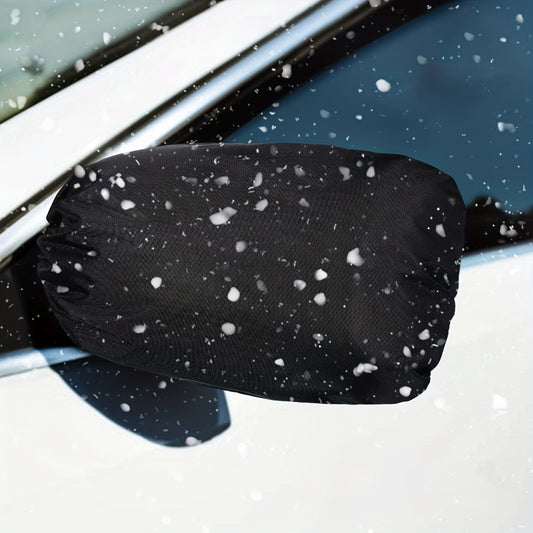 2pcs Side View Mirror Cover Auto Rearview Protection Cover Universal Size