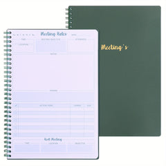 Work Meeting Notebook - Organize & Boost Productivity - Great for Office