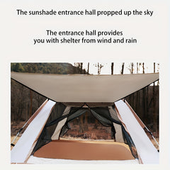 Quick Open 4-sided Camping Tent Ultra Light Sunshade Rainproof