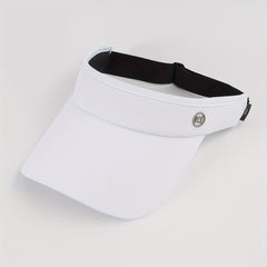 Solid Visor Hat Casual Sunshade Sports Golf Baseball Cap Unisex Lightweig...