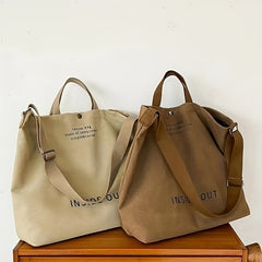 Vintage Canvas Shoulder Bag Crossbody Satchel Work Bag