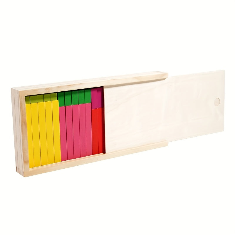 Colorful Counting Box Number Sticks Building Blocks Educational Toy