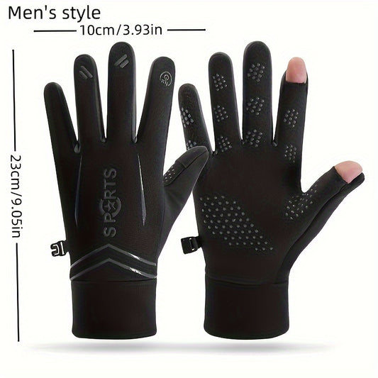 Winter Warm Gloves Driving & Riding Non-slip Windproof Waterproof
