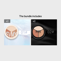 Matte Concealer Palette for Dark Circles and Acne