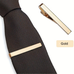 Classic Silver Tie Clip for Men