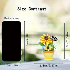 Eternal Flower Potted Plant Building Blocks Toy