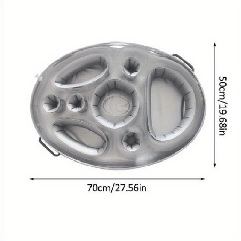 Inflatable Floating Snack Tray for Pool Parties