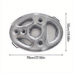 Inflatable Floating Snack Tray for Pool Parties