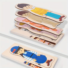 Human Body Structure Wooden Puzzle Children's Toy