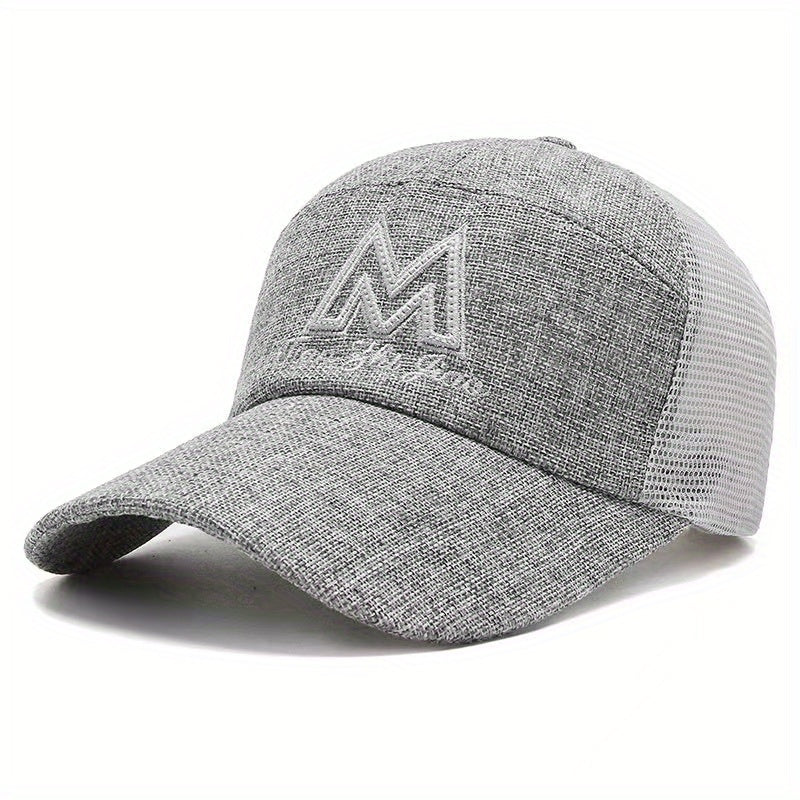 Men's Sunscreen Mesh Baseball Cap for Outdoor Activities