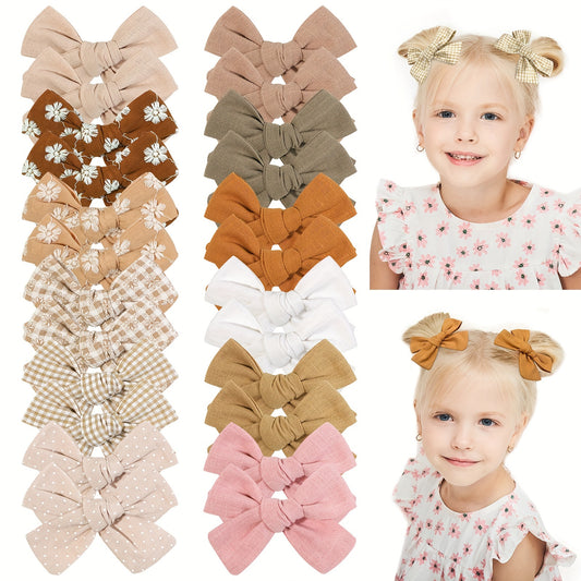 2pcs Floral Bow Lace Hair Clips Sweet Hair Accessories