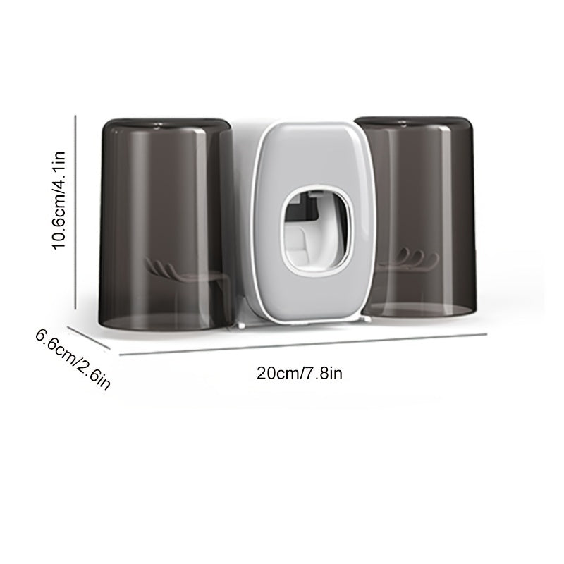 Automatic Toothpaste Squeezer with Cup & Holder