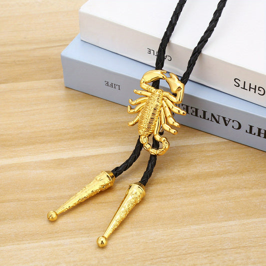 Men's Scorpion Bolo Tie Western Cowboy Necktie