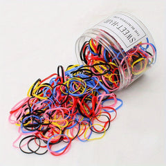 Colorful Hair Tie Elastic Rubber Band Ponytail Holder Hair Accessories