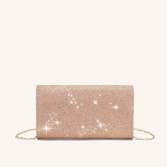 Glitter Evening Clutch Bag Dinner Purse For Wedding Party Prom