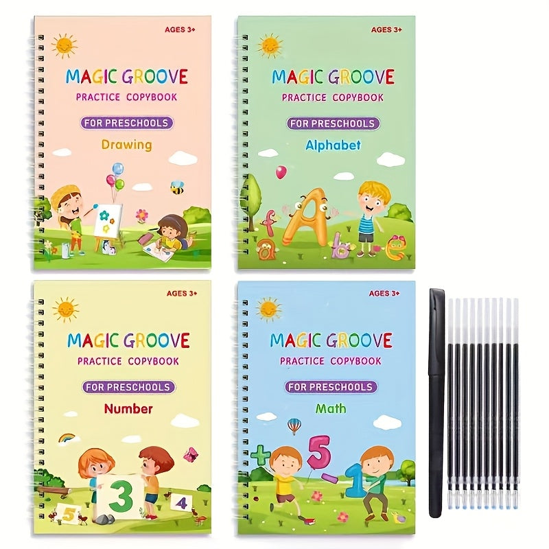 Reusable Handwriting Practice Magic Copybook - Improve Writing Skills