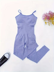 Seamless Stretch Sportswear Quick-dry Jumpsuit