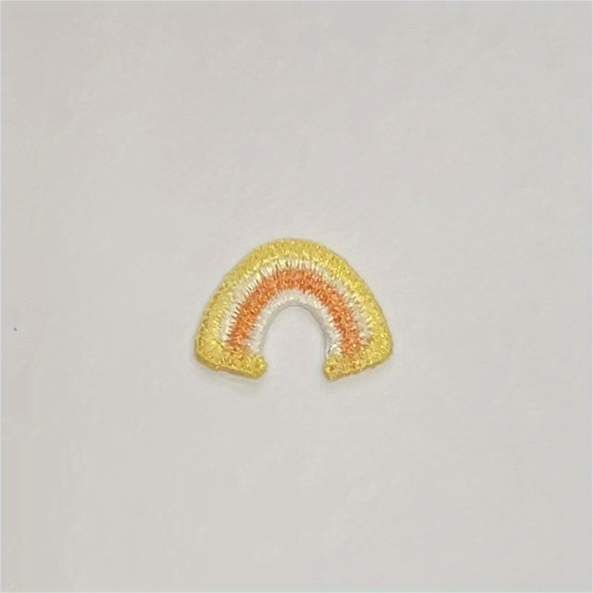 Bright Rainbow Embroidery Patch for Men