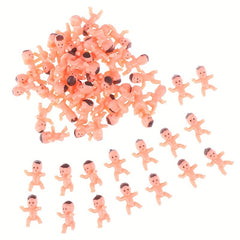 10pcs Mini Plastic Baby Toys for Cake Decoration or Dollhouse Accessories