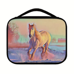 Watercolor Horse Print Bible Cover Large Tote Bag