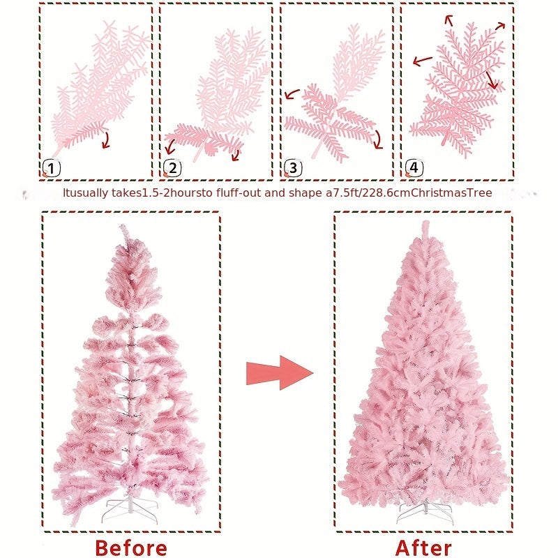 1pc 70.87in Christmas Tree Set Folding Tree Home Party Decoration