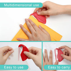 2pcs Plastic Letter Opener Mini Sharp Letter Mail Envelope Opener