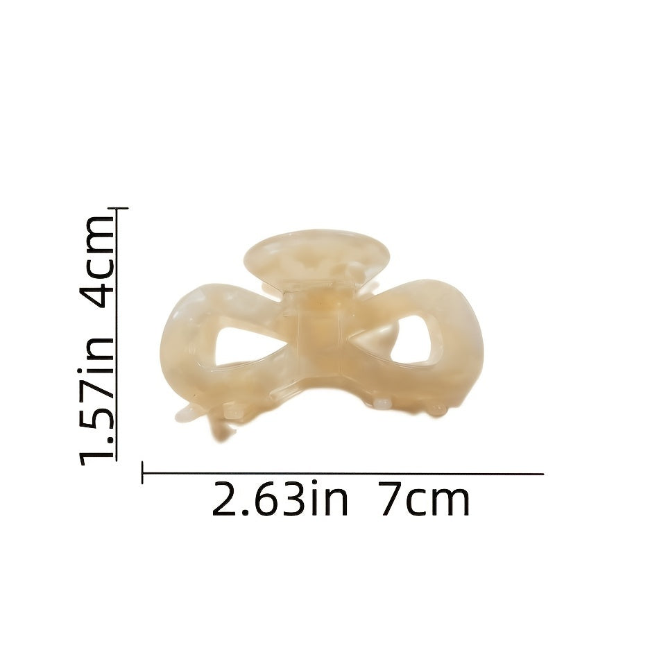 Iridescent Marbled Hair Claw Clip