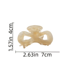 Iridescent Marbled Hair Claw Clip