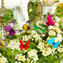 30pcs Butterfly Garden Stakes Outdoor Decor Graduation Spring Summer Ornaments