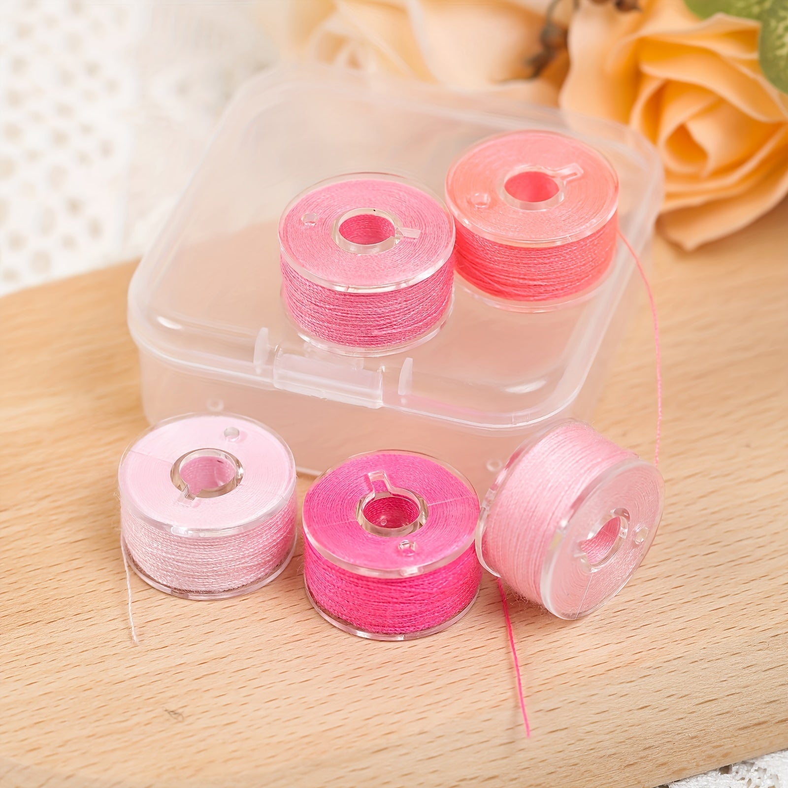 Mini Bobbin Sewing Bobbin Set With Embroidery And Sewing Accessories
