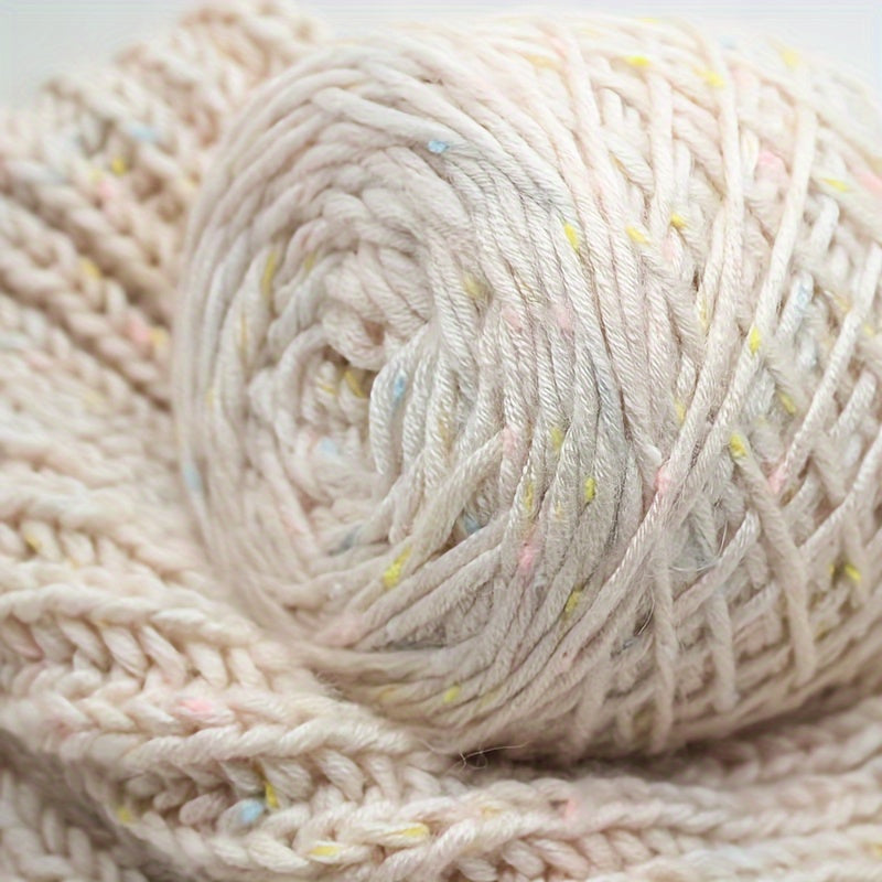 2pcs Dot Mohair Yarn Soft & Skin-friendly for Crocheting