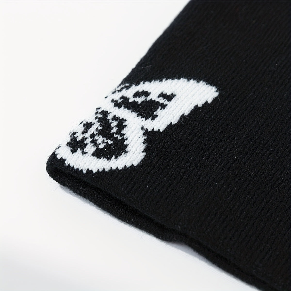 Men's Jacquard Butterfly Woolen Hat Knitted Beanie