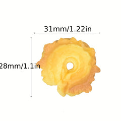 6pcs Biscuit Toy DIY Hair Clip Accessories Crafts Making Supplies