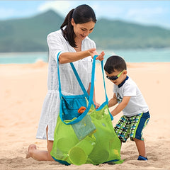 Mesh Beach Bag Oversized Beach Bag And Handbag Backpack Toy Towel Sand
