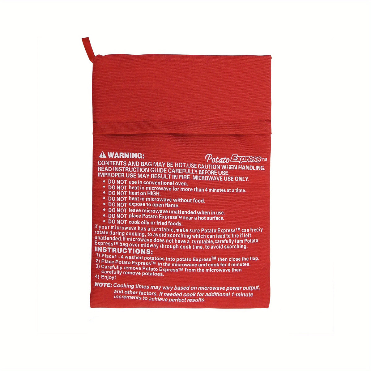 2pcs Reusable Microwave Potato Bags for Delicious Potatoes in Minutes