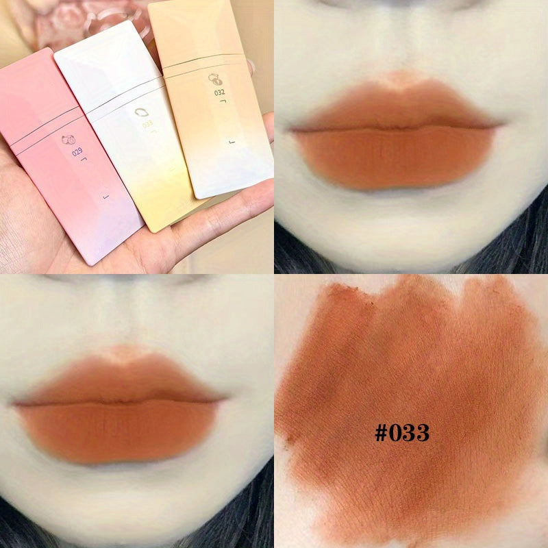 Gradient Lip Glaze Macaron Spring Summer Matte Lipstick Nude Thin Transparent