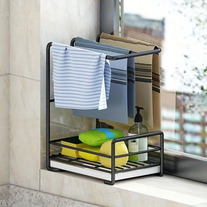 Kitchen Sink Shelves Countertop Storage Rack